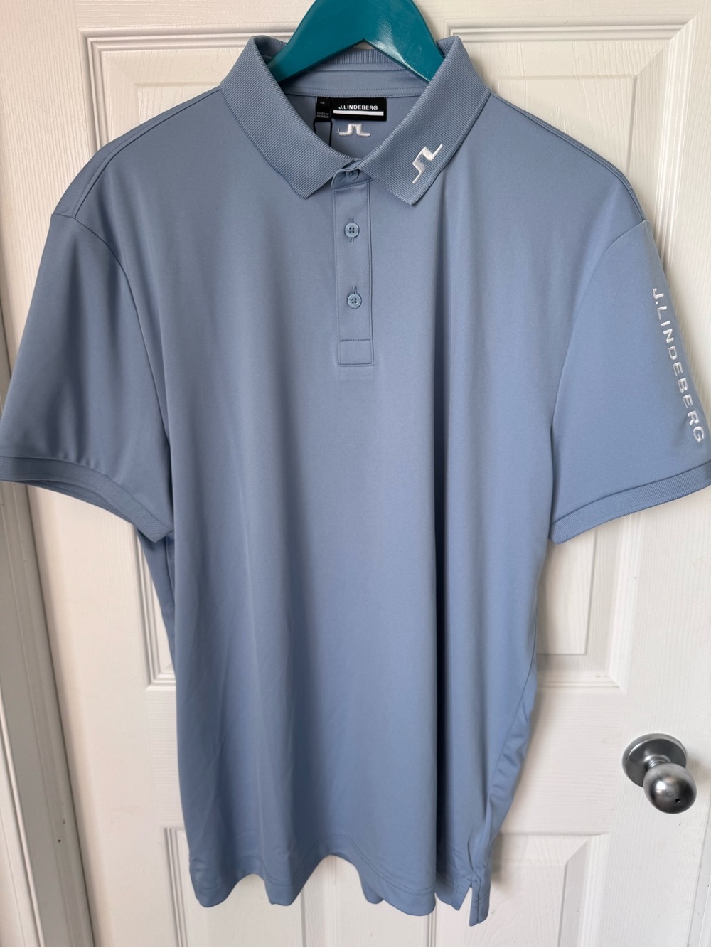 NWT Mens J.Lindeberg Golf Tour Tech Short Sleeve Polo Size XL Brand New